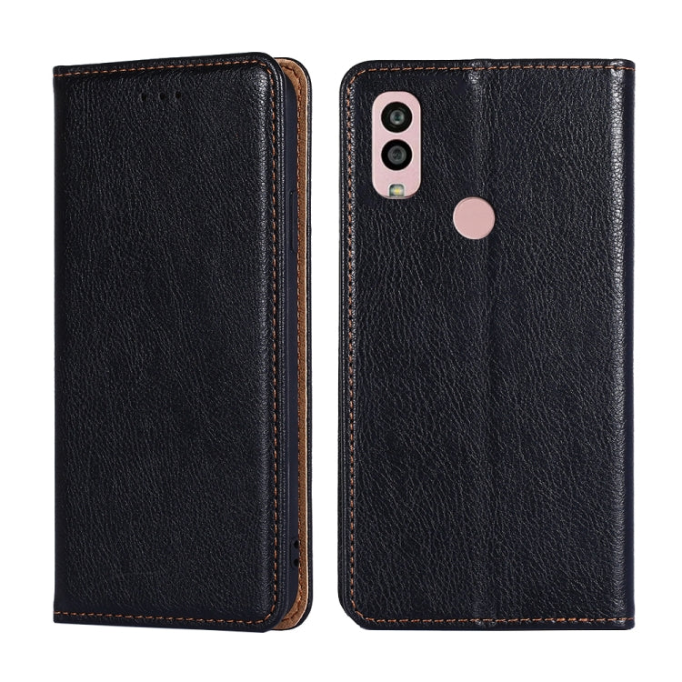 Gloss Oil Solid Color Magnetic Leather Phone Case, For Kyocera Android One S10, For OnePlus Ace 2/11R