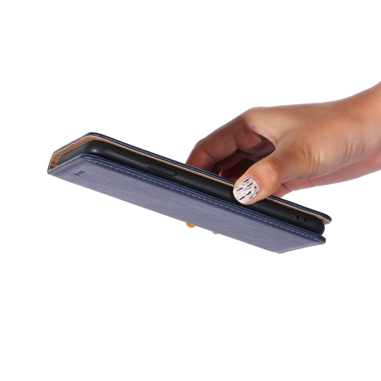 Gloss Oil Solid Color Magnetic Leather Phone Case, For Kyocera Android One S10, For OnePlus Ace 2/11R
