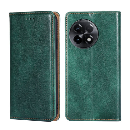 Gloss Oil Solid Color Magnetic Leather Phone Case, For Kyocera Android One S10, For OnePlus Ace 2/11R