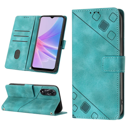 Skin-feel Embossed Leather Phone Case, For Sony Xperia 1 IV, For Sony Xperia 5 IV, For Sony Xperia 10 IV, For OPPO A78
