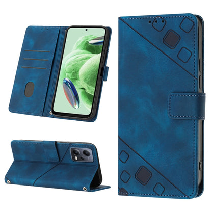 Skin-feel Embossed Leather Phone Case, For Xiaomi Redmi Note 12 Global, For Xiaomi Redmi 12C / 11A 4G, For Samsung Galaxy A04e / F04 / M04, For Samsung Galaxy A04 Core