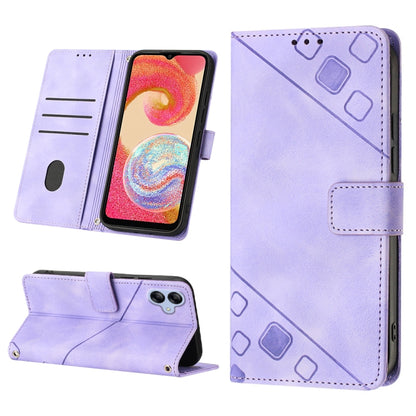 Skin-feel Embossed Leather Phone Case, For Xiaomi Redmi Note 12 Global, For Xiaomi Redmi 12C / 11A 4G, For Samsung Galaxy A04e / F04 / M04, For Samsung Galaxy A04 Core