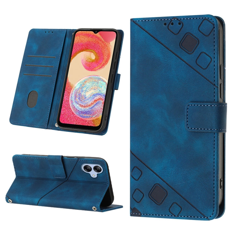 Skin-feel Embossed Leather Phone Case, For Xiaomi Redmi Note 12 Global, For Xiaomi Redmi 12C / 11A 4G, For Samsung Galaxy A04e / F04 / M04, For Samsung Galaxy A04 Core