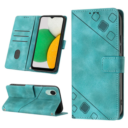 Skin-feel Embossed Leather Phone Case, For Xiaomi Redmi Note 12 Global, For Xiaomi Redmi 12C / 11A 4G, For Samsung Galaxy A04e / F04 / M04, For Samsung Galaxy A04 Core