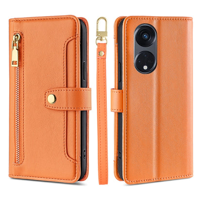 Sheep Texture Cross-body Zipper Wallet Leather Phone Case, For Motorola Moto G53 5G/G13 4G/G23 4G, For Motorola Moto G73 5G, For OPPO Reno8 T 5G/A1 Pro 5G, For Kyocera Android One S10