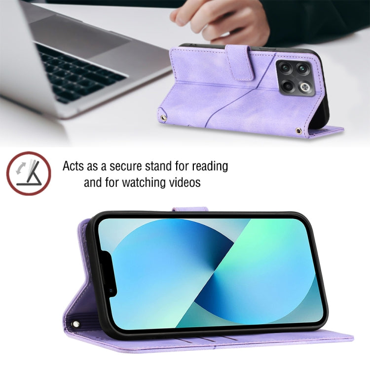 Skin-feel Embossed Leather Phone Case, For OnePlus 10T 5G, For OnePlus ACE 5G, For OnePlus Nord 2T 5G, For OnePlus Nord CE 2 5G