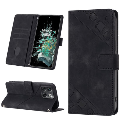 Skin-feel Embossed Leather Phone Case, For OnePlus 10T 5G, For OnePlus ACE 5G, For OnePlus Nord 2T 5G, For OnePlus Nord CE 2 5G