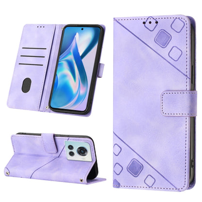 Skin-feel Embossed Leather Phone Case, For OnePlus 10T 5G, For OnePlus ACE 5G, For OnePlus Nord 2T 5G, For OnePlus Nord CE 2 5G