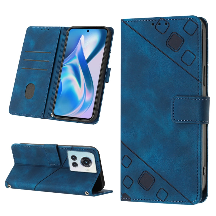 Skin-feel Embossed Leather Phone Case, For OnePlus 10T 5G, For OnePlus ACE 5G, For OnePlus Nord 2T 5G, For OnePlus Nord CE 2 5G