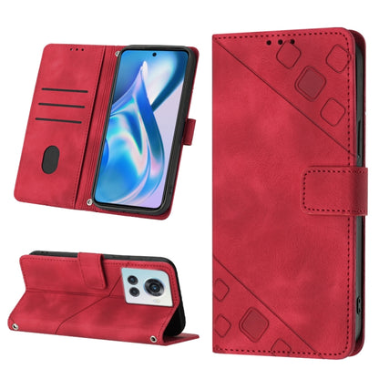 Skin-feel Embossed Leather Phone Case, For OnePlus 10T 5G, For OnePlus ACE 5G, For OnePlus Nord 2T 5G, For OnePlus Nord CE 2 5G