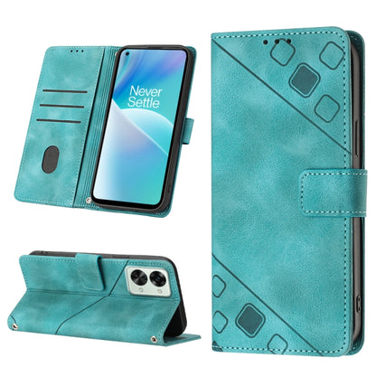 Skin-feel Embossed Leather Phone Case, For OnePlus 10T 5G, For OnePlus ACE 5G, For OnePlus Nord 2T 5G, For OnePlus Nord CE 2 5G