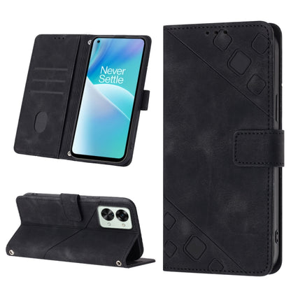 Skin-feel Embossed Leather Phone Case, For OnePlus 10T 5G, For OnePlus ACE 5G, For OnePlus Nord 2T 5G, For OnePlus Nord CE 2 5G