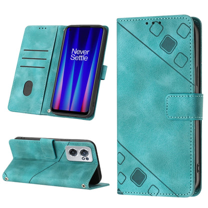 Skin-feel Embossed Leather Phone Case, For OnePlus 10T 5G, For OnePlus ACE 5G, For OnePlus Nord 2T 5G, For OnePlus Nord CE 2 5G