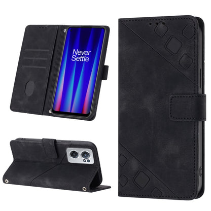 Skin-feel Embossed Leather Phone Case, For OnePlus 10T 5G, For OnePlus ACE 5G, For OnePlus Nord 2T 5G, For OnePlus Nord CE 2 5G