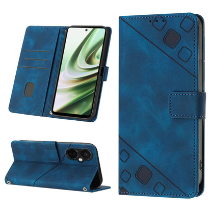Skin-feel Embossed Leather Phone Case, For OnePlus 11, For OnePlus Nord CE 3 5G, For OnePlus Nord N20 5G, For OnePlus 10 Pro 5G