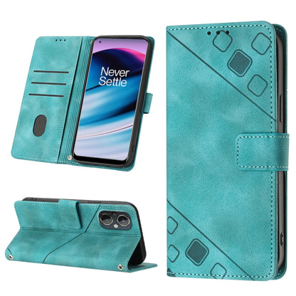 Skin-feel Embossed Leather Phone Case, For OnePlus 11, For OnePlus Nord CE 3 5G, For OnePlus Nord N20 5G, For OnePlus 10 Pro 5G