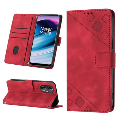 Skin-feel Embossed Leather Phone Case, For OnePlus 11, For OnePlus Nord CE 3 5G, For OnePlus Nord N20 5G, For OnePlus 10 Pro 5G