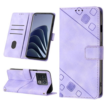Skin-feel Embossed Leather Phone Case, For OnePlus 11, For OnePlus Nord CE 3 5G, For OnePlus Nord N20 5G, For OnePlus 10 Pro 5G