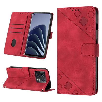 Skin-feel Embossed Leather Phone Case, For OnePlus 11, For OnePlus Nord CE 3 5G, For OnePlus Nord N20 5G, For OnePlus 10 Pro 5G