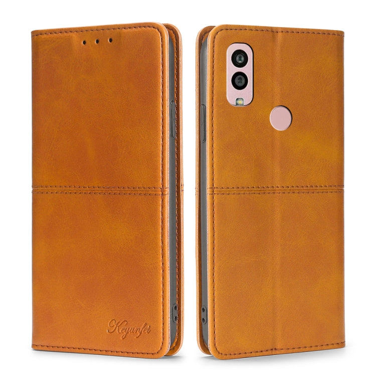 Cow Texture Magnetic Horizontal Flip Leather Phone Case, For Kyocera Android One S10, For OnePlus Ace 2/11R