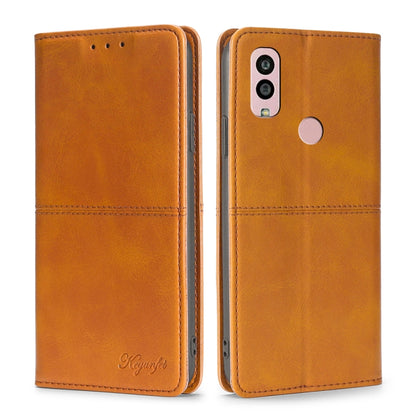 Cow Texture Magnetic Horizontal Flip Leather Phone Case, For Kyocera Android One S10, For OnePlus Ace 2/11R
