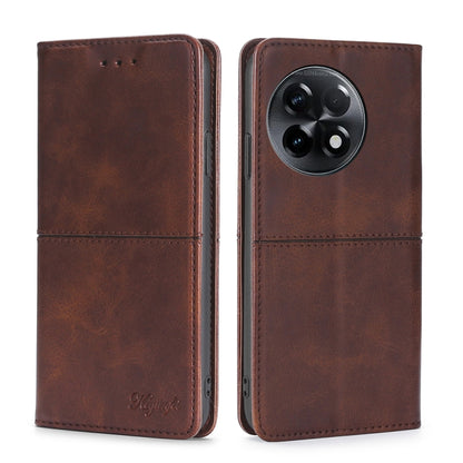 Cow Texture Magnetic Horizontal Flip Leather Phone Case, For Kyocera Android One S10, For OnePlus Ace 2/11R
