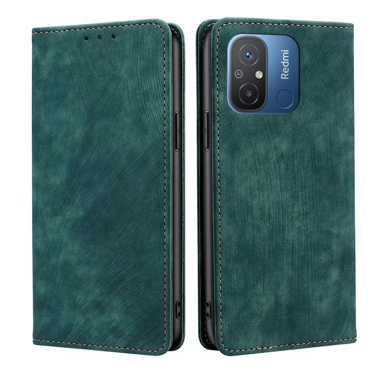 RFID Anti-theft Brush Magnetic Leather Phone Case, For Motorola Moto G53 5G/G13 4G/G23 4G, For Motorola Moto G73 5G, For OPPO Reno8 T 5G/A1 Pro 5G, For Xiaomi Redmi 12C 4G