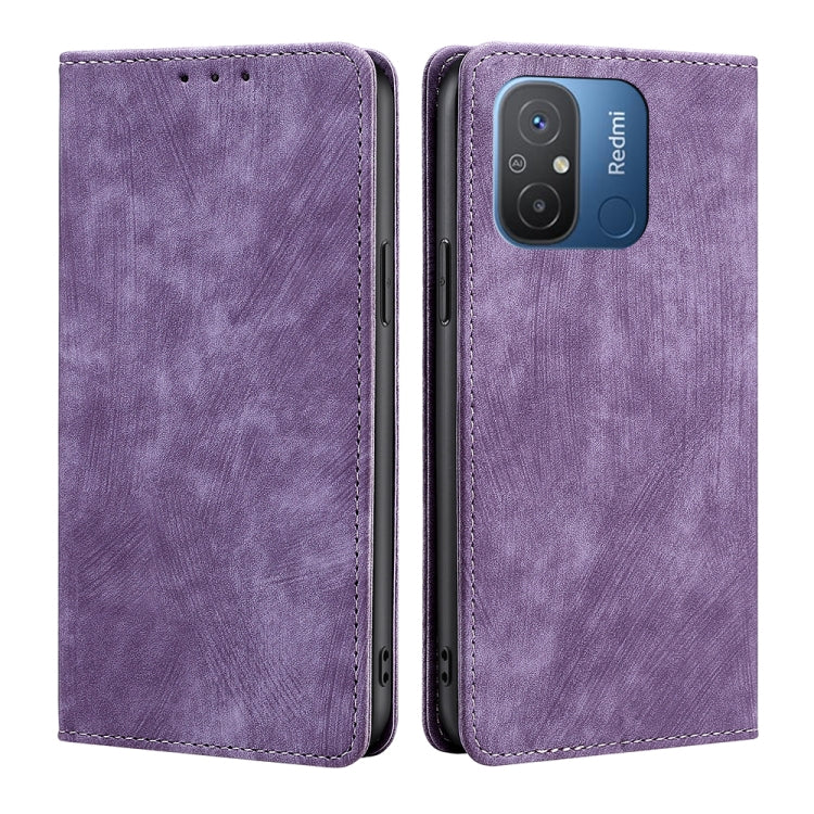 RFID Anti-theft Brush Magnetic Leather Phone Case, For Motorola Moto G53 5G/G13 4G/G23 4G, For Motorola Moto G73 5G, For OPPO Reno8 T 5G/A1 Pro 5G, For Xiaomi Redmi 12C 4G