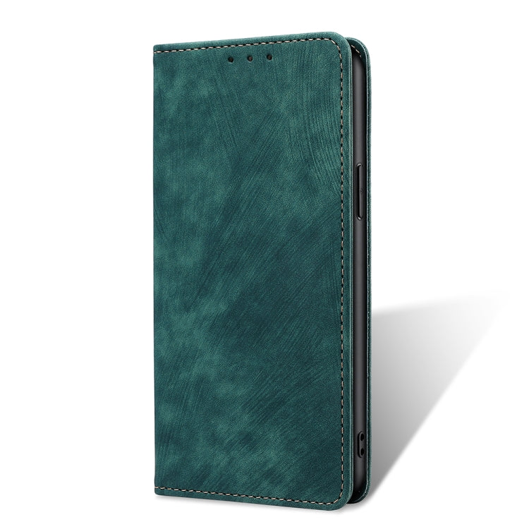 RFID Anti-theft Brush Magnetic Leather Phone Case, For Kyocera Android One S10, For OnePlus Ace 2/11R