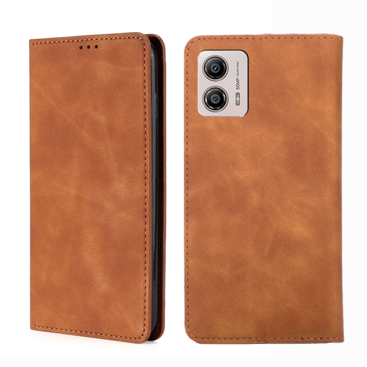 Skin Feel Magnetic Horizontal Flip Leather Phone Case, For Motorola Moto G53 5G/G13 4G/G23 4G, For Motorola Moto G73 5G, For OPPO Reno8 T 5G/A1 Pro 5G, For Xiaomi Redmi 12C 4G