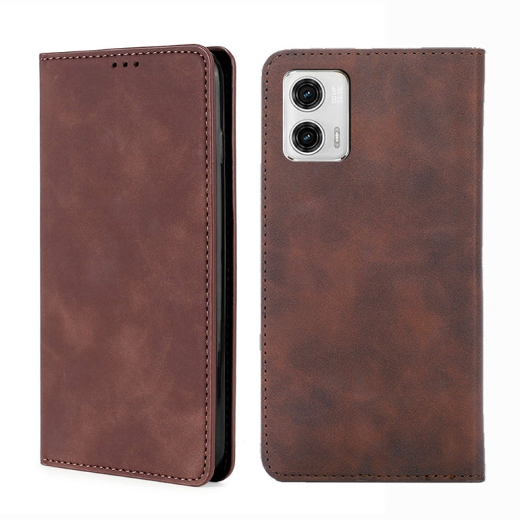 Skin Feel Magnetic Horizontal Flip Leather Phone Case, For Motorola Moto G53 5G/G13 4G/G23 4G, For Motorola Moto G73 5G, For OPPO Reno8 T 5G/A1 Pro 5G, For Xiaomi Redmi 12C 4G