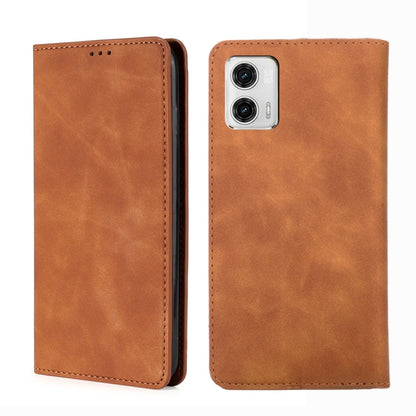 Skin Feel Magnetic Horizontal Flip Leather Phone Case, For Motorola Moto G53 5G/G13 4G/G23 4G, For Motorola Moto G73 5G, For OPPO Reno8 T 5G/A1 Pro 5G, For Xiaomi Redmi 12C 4G