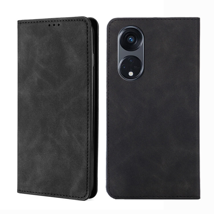 Skin Feel Magnetic Horizontal Flip Leather Phone Case, For Motorola Moto G53 5G/G13 4G/G23 4G, For Motorola Moto G73 5G, For OPPO Reno8 T 5G/A1 Pro 5G, For Xiaomi Redmi 12C 4G