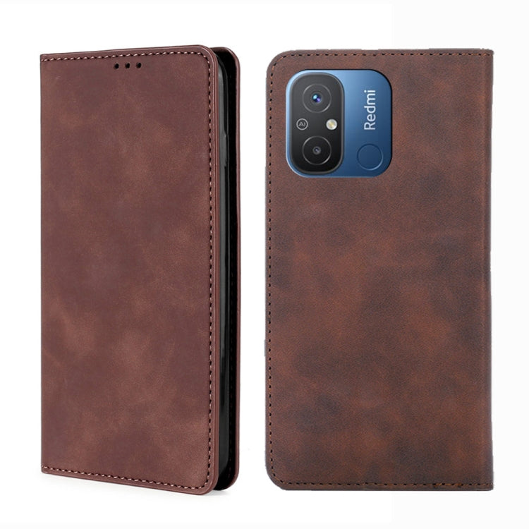 Skin Feel Magnetic Horizontal Flip Leather Phone Case, For Motorola Moto G53 5G/G13 4G/G23 4G, For Motorola Moto G73 5G, For OPPO Reno8 T 5G/A1 Pro 5G, For Xiaomi Redmi 12C 4G