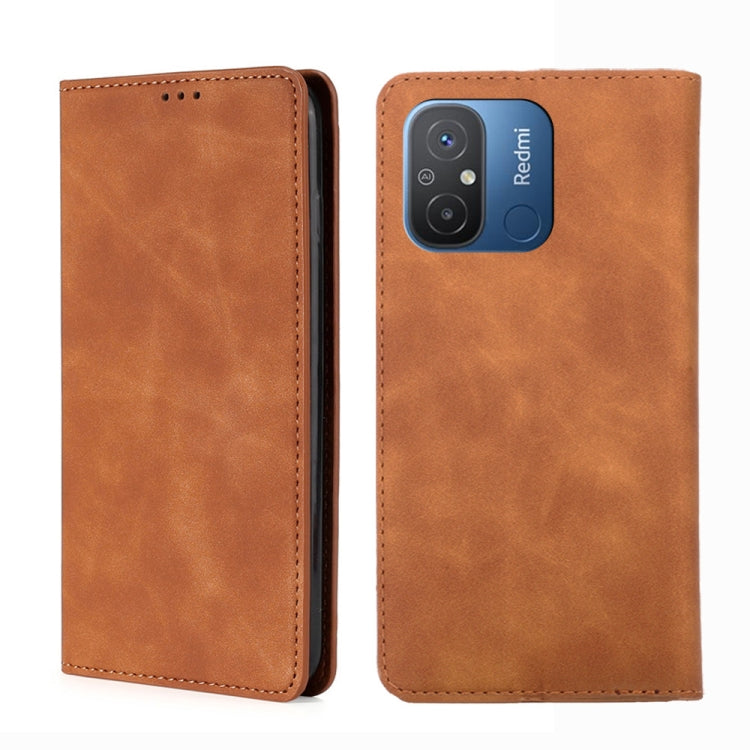 Skin Feel Magnetic Horizontal Flip Leather Phone Case, For Motorola Moto G53 5G/G13 4G/G23 4G, For Motorola Moto G73 5G, For OPPO Reno8 T 5G/A1 Pro 5G, For Xiaomi Redmi 12C 4G