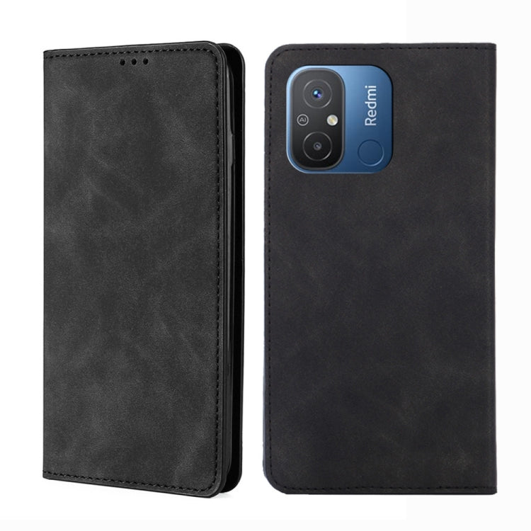 Skin Feel Magnetic Horizontal Flip Leather Phone Case, For Motorola Moto G53 5G/G13 4G/G23 4G, For Motorola Moto G73 5G, For OPPO Reno8 T 5G/A1 Pro 5G, For Xiaomi Redmi 12C 4G