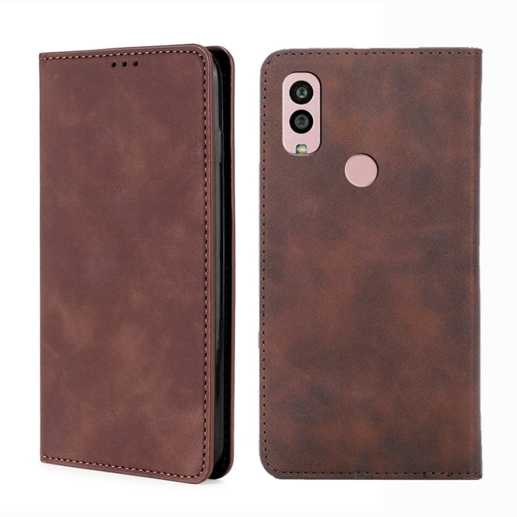 Skin Feel Magnetic Horizontal Flip Leather Phone Case, For Kyocera Android One S10, For OnePlus Ace 2/11R