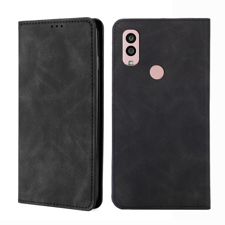 Skin Feel Magnetic Horizontal Flip Leather Phone Case, For Kyocera Android One S10, For OnePlus Ace 2/11R