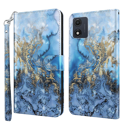 3D Painting Pattern Leather Phone Case, For Motorola Moto E13, For Motorola Moto G13 / G23 / G53