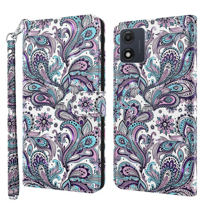 3D Painting Pattern Leather Phone Case, For Motorola Moto E13, For Motorola Moto G13 / G23 / G53