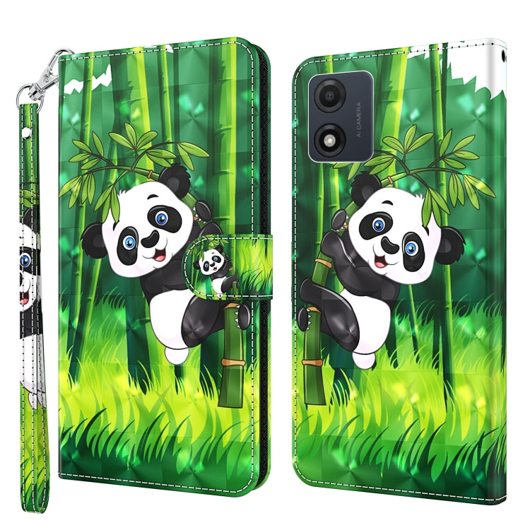 3D Painting Pattern Leather Phone Case, For Motorola Moto E13, For Motorola Moto G13 / G23 / G53
