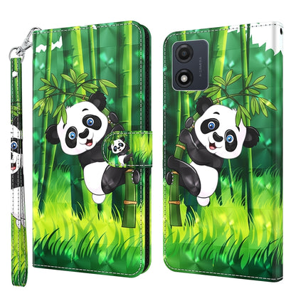 3D Painting Pattern Leather Phone Case, For Motorola Moto E13, For Motorola Moto G13 / G23 / G53