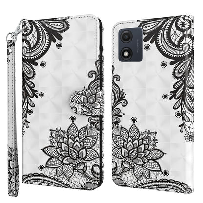 3D Painting Pattern Leather Phone Case, For Motorola Moto E13, For Motorola Moto G13 / G23 / G53