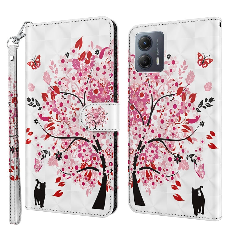 3D Painting Pattern Leather Phone Case, For Motorola Moto E13, For Motorola Moto G13 / G23 / G53