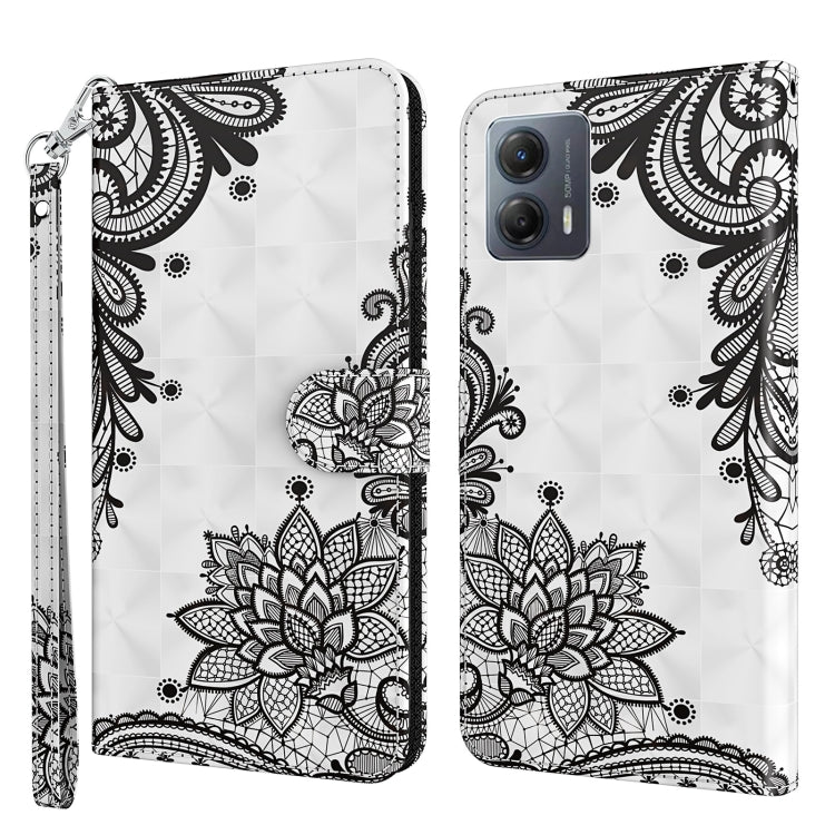 3D Painting Pattern Leather Phone Case, For Motorola Moto E13, For Motorola Moto G13 / G23 / G53