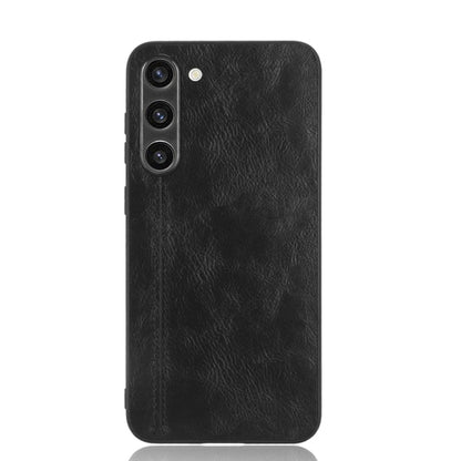 Sewing Cow Pattern Skin PC + PU + TPU Phone Case, For Samsung Galaxy S23+ 5G, For Samsung Galaxy S23 Ultra 5G, For Samsung Galaxy S23 5G, For Xiaomi 12T Pro, For Xiaomi 12T/Redmi K50 Ultra, For Xiaomi Poco C55/Redmi 12C/Redmi 11A 4G