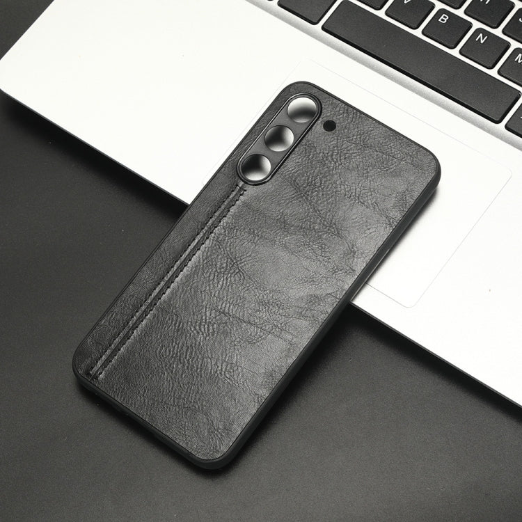 Sewing Cow Pattern Skin PC + PU + TPU Phone Case, For Samsung Galaxy S23+ 5G, For Samsung Galaxy S23 Ultra 5G, For Samsung Galaxy S23 5G, For Xiaomi 12T Pro, For Xiaomi 12T/Redmi K50 Ultra, For Xiaomi Poco C55/Redmi 12C/Redmi 11A 4G