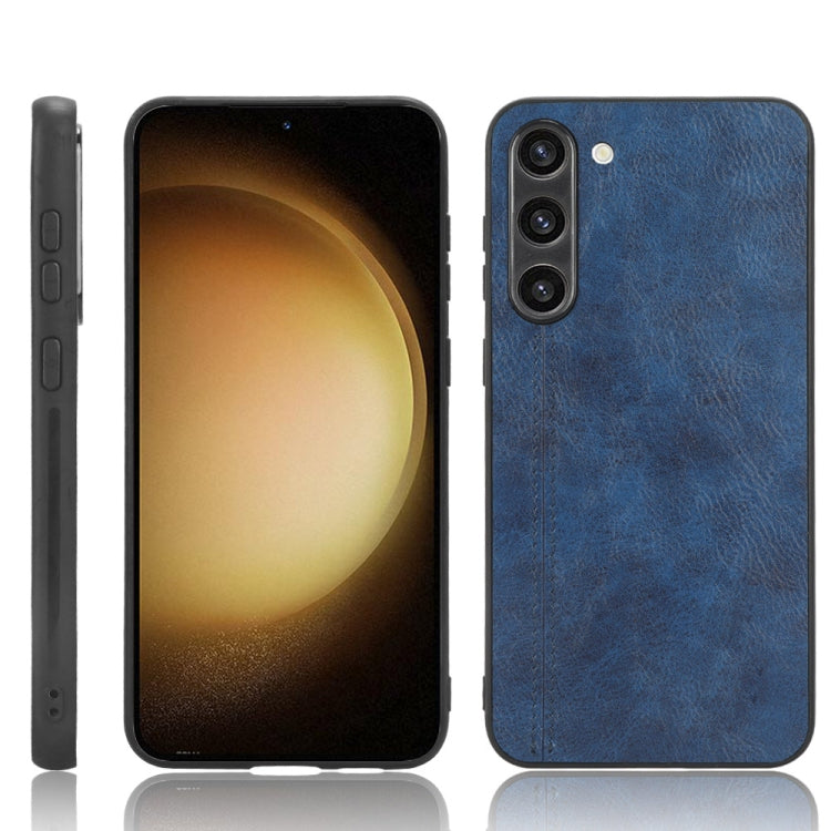 Sewing Cow Pattern Skin PC + PU + TPU Phone Case, For Samsung Galaxy S23+ 5G, For Samsung Galaxy S23 Ultra 5G, For Samsung Galaxy S23 5G, For Xiaomi 12T Pro, For Xiaomi 12T/Redmi K50 Ultra, For Xiaomi Poco C55/Redmi 12C/Redmi 11A 4G