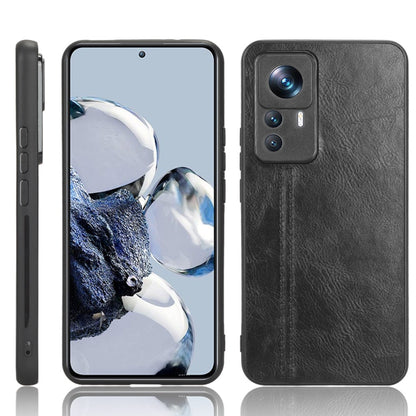 Sewing Cow Pattern Skin PC + PU + TPU Phone Case, For Samsung Galaxy S23+ 5G, For Samsung Galaxy S23 Ultra 5G, For Samsung Galaxy S23 5G, For Xiaomi 12T Pro, For Xiaomi 12T/Redmi K50 Ultra, For Xiaomi Poco C55/Redmi 12C/Redmi 11A 4G