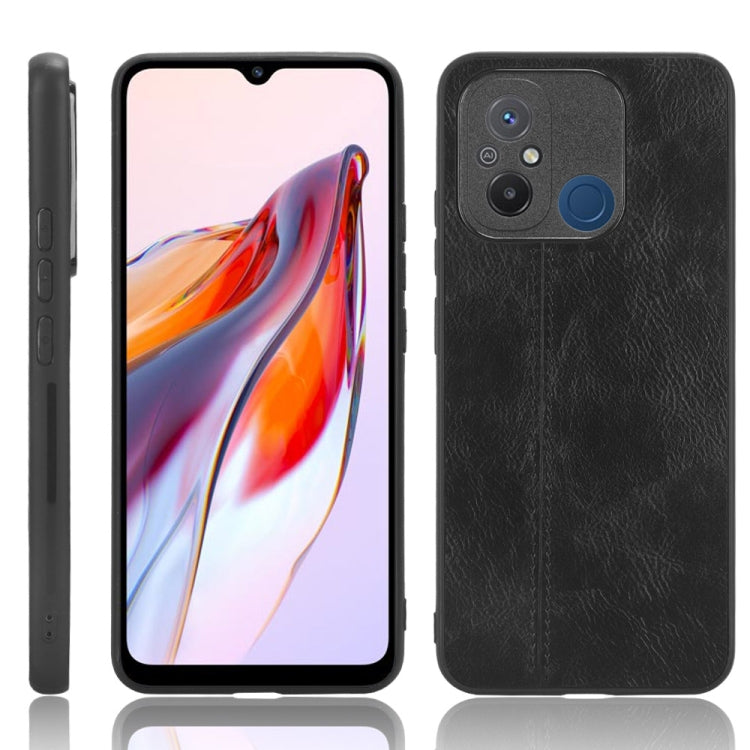 Sewing Cow Pattern Skin PC + PU + TPU Phone Case, For Samsung Galaxy S23+ 5G, For Samsung Galaxy S23 Ultra 5G, For Samsung Galaxy S23 5G, For Xiaomi 12T Pro, For Xiaomi 12T/Redmi K50 Ultra, For Xiaomi Poco C55/Redmi 12C/Redmi 11A 4G